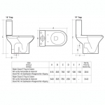 RAK CERAMICS Compact Green - Унитаз (компакт), зеленый