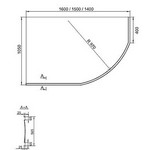 RAVAK ROSA I 140x105 R - Угловая акриловая ванна, правая