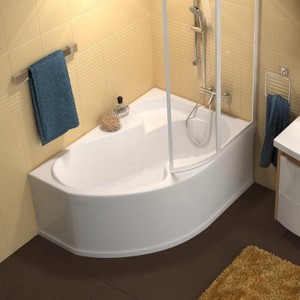 Купить RAVAK ROSA I 140x105 L - Угловая акриловая ванна, левая Код:CI01000000 по лучшей цене! - Интернет-магазин Мегалюкс