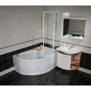 Купить RAVAK ROSA I 150x105 - Угловая акриловая ванна Код:Rosa-1-150 по лучшей цене! - Интернет-магазин Мегалюкс