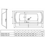 KOLLER POOL Stela-170х70 - Прямоугольная акриловая ванна