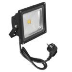 HL-08/50W LED WW IP65 BK прожектор светодиодный