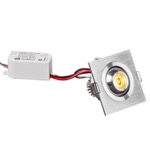 LED-101/1W AL светильник точечный светодиодный
