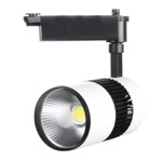 LED-404/20W CW COB WH/BK светильник трековый