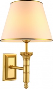 Купить Бра ARTE Lamp A9185AP-1SG Budapest Код:SV450235 по лучшей цене! - Интернет-магазин Мегалюкс
