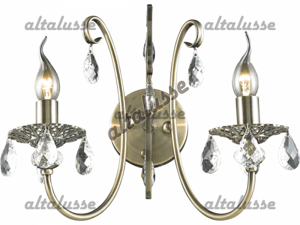 Купить Бра ALTALUSSE INLW Antique brass SV20229 Код:SV250229 по лучшей цене! - Интернет-магазин Мегалюкс