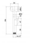 Бідетка "Umbra" АкваРодос (BJ-025)