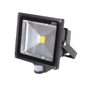 Купить HL-07P/30W LED WW PIR IP65 прожектор светодиодный с датчиком движения Код:L25-008 по лучшей цене! - Интернет-магазин Мегалюкс