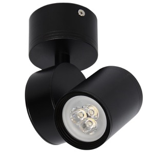 Купить LED-214/3x1W BK светильник светодиодный поворотный Код:L147-018 по лучшей цене! - Интернет-магазин Мегалюкс
