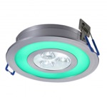 LED-103A/3W+1,5W Green CW 38' светильник точечный светодиодный